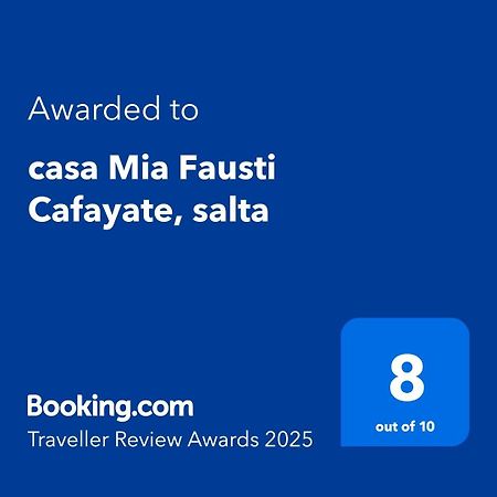 Villa Casa Mia Fausti Cafayate, Salta Exterior foto